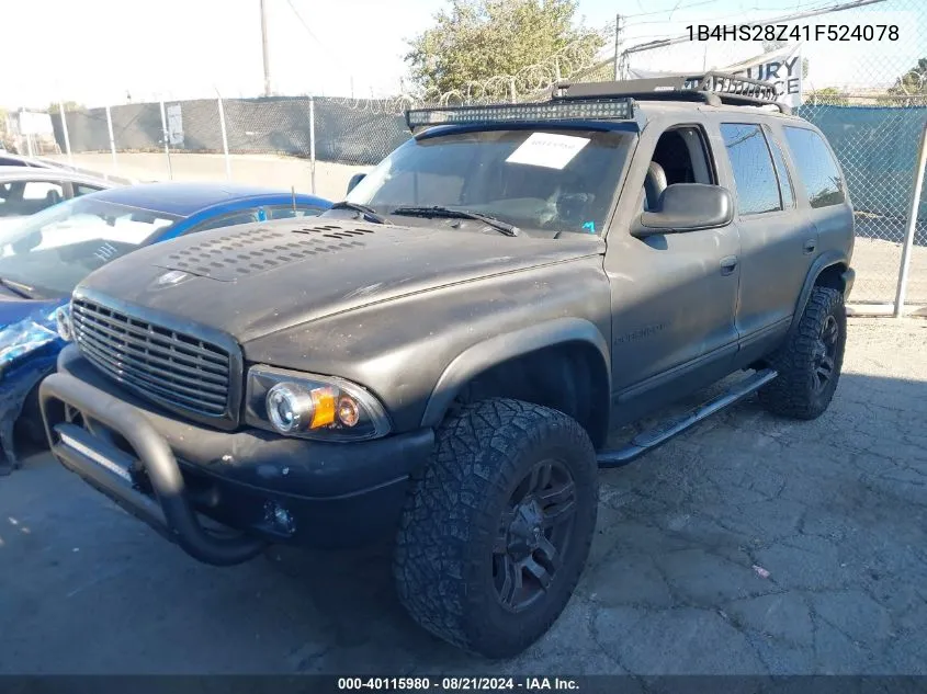 1B4HS28Z41F524078 2001 Dodge Durango