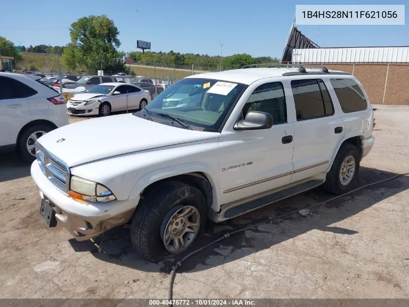 2001 Dodge Durango VIN: 1B4HS28N11F621056 Lot: 40475772