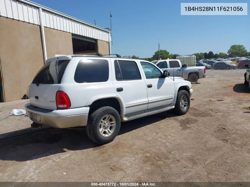 2001 Dodge Durango VIN: 1B4HS28N11F621056 Lot: 40475772