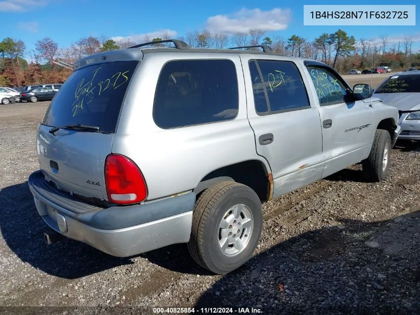 2001 Dodge Durango VIN: 1B4HS28N71F632725 Lot: 40825854