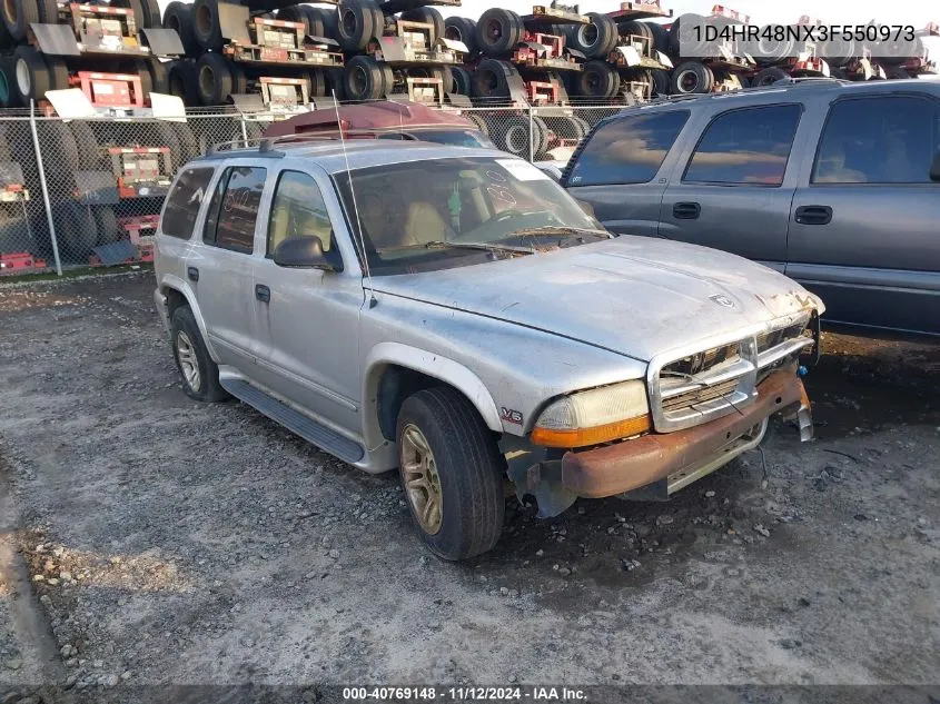 2003 Dodge Durango Slt VIN: 1D4HR48NX3F550973 Lot: 40769148