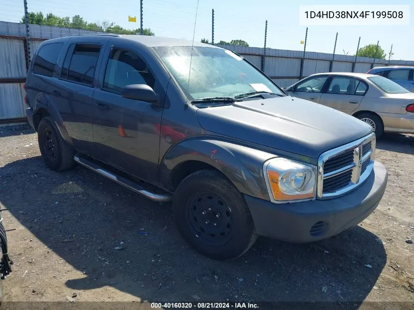 2004 Dodge Durango St VIN: 1D4HD38NX4F199508 Lot: 40160320