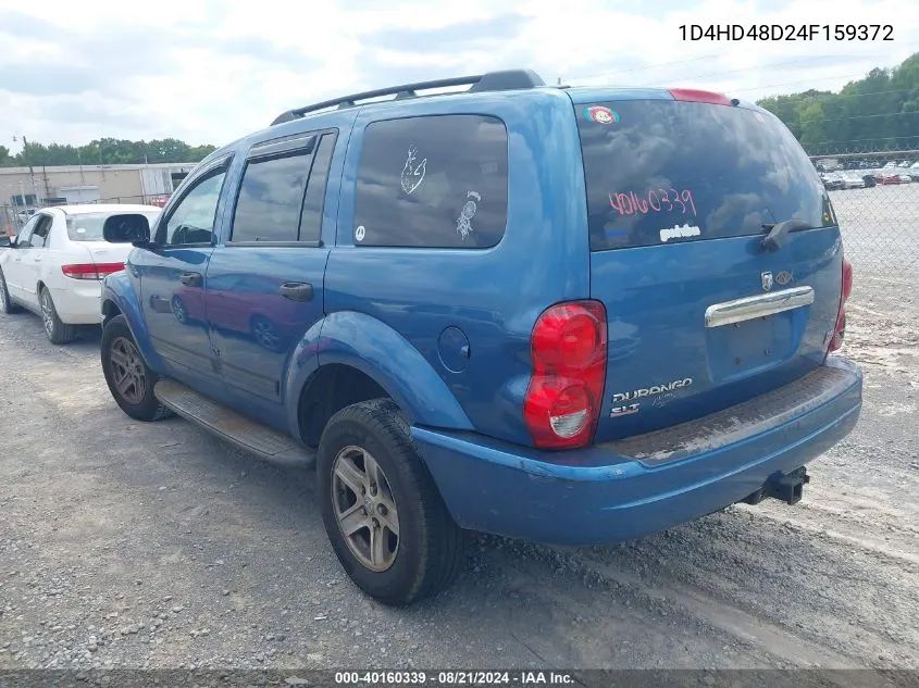 2004 Dodge Durango Slt VIN: 1D4HD48D24F159372 Lot: 40160339