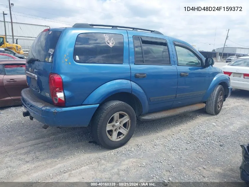 2004 Dodge Durango Slt VIN: 1D4HD48D24F159372 Lot: 40160339