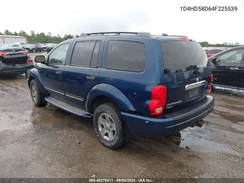 1D4HD58D64F225539 2004 Dodge Durango Limited