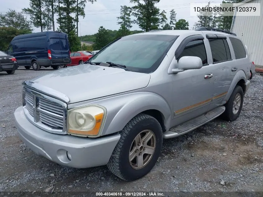 2004 Dodge Durango Limited VIN: 1D4HD58NX4F120379 Lot: 40340618