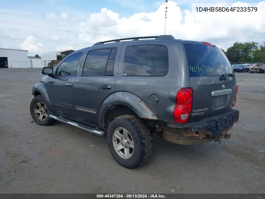 2004 Dodge Durango Limited VIN: 1D4HB58D64F233579 Lot: 40347284