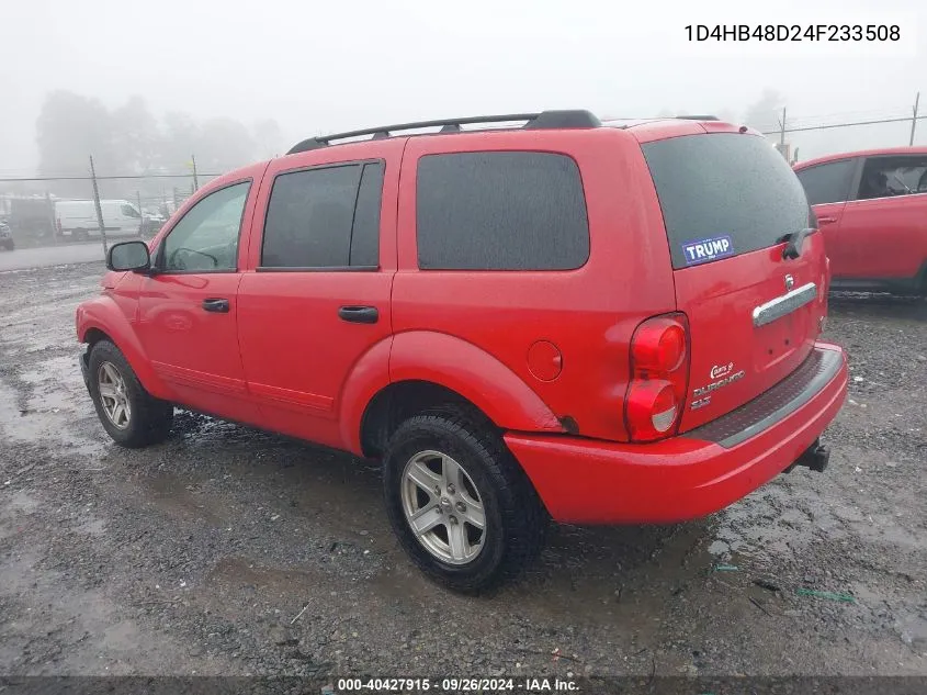 1D4HB48D24F233508 2004 Dodge Durango Slt