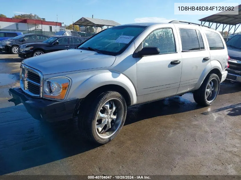 2004 Dodge Durango Slt VIN: 1D8HB48D84F128082 Lot: 40704047