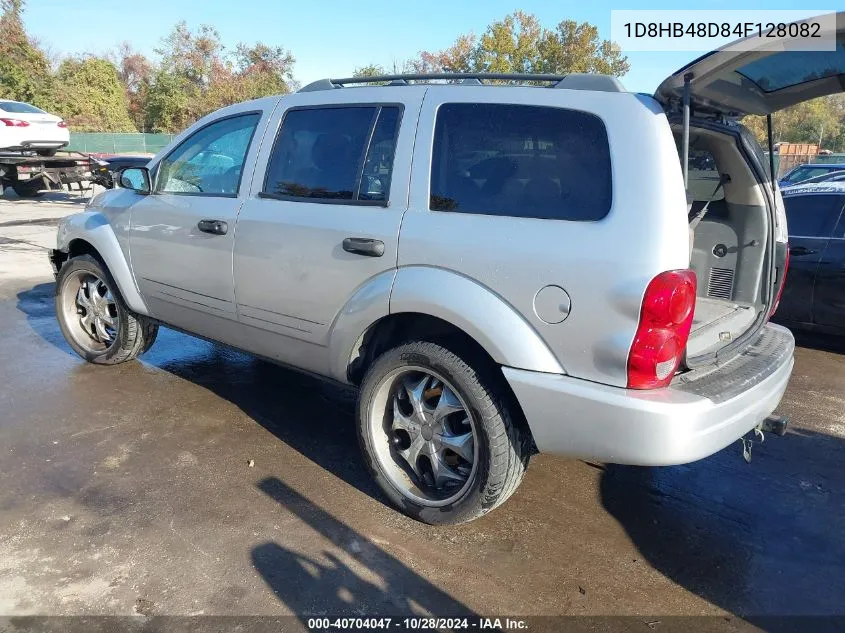 2004 Dodge Durango Slt VIN: 1D8HB48D84F128082 Lot: 40704047