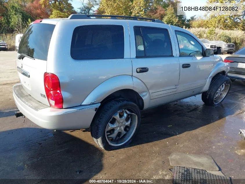 2004 Dodge Durango Slt VIN: 1D8HB48D84F128082 Lot: 40704047