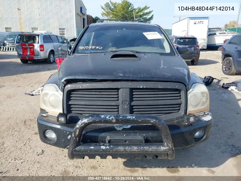 2004 Dodge Durango Slt VIN: 1D4HB48D44F142014 Lot: 40715642