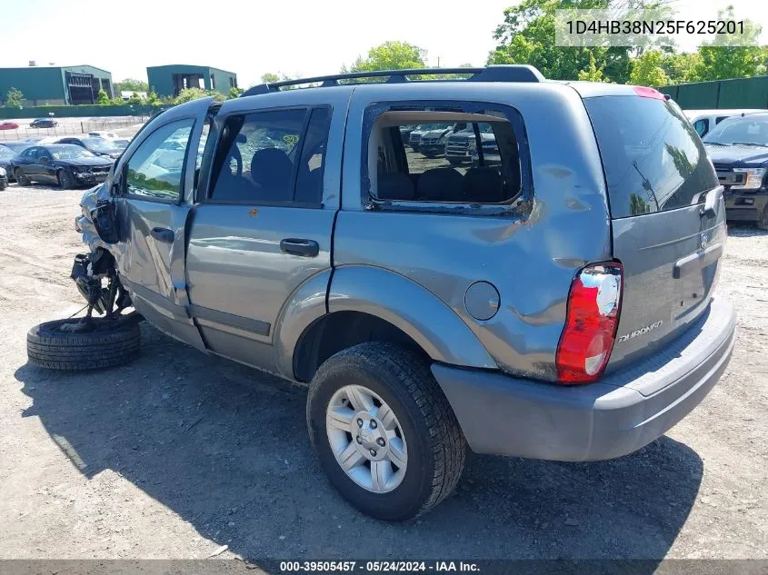 2005 Dodge Durango St VIN: 1D4HB38N25F625201 Lot: 39505457