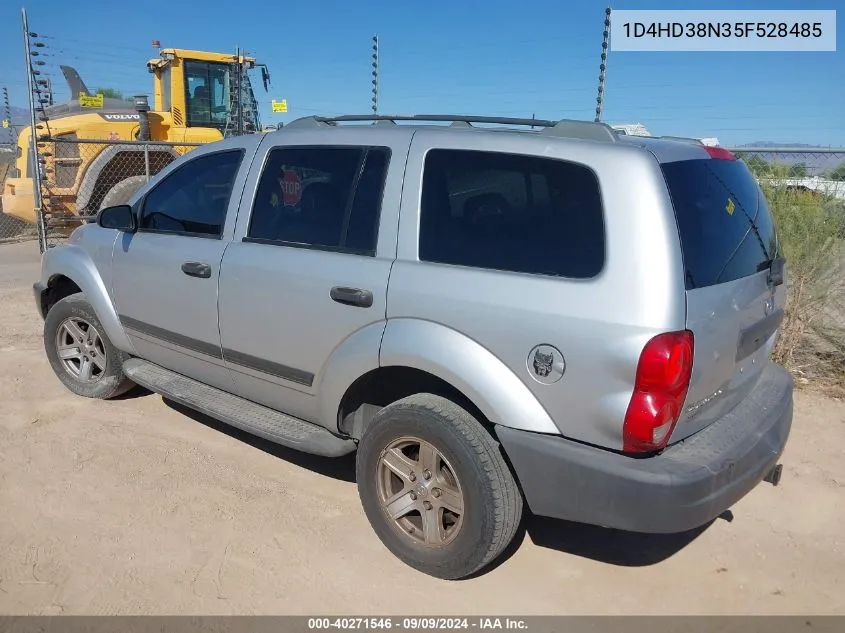 2005 Dodge Durango St VIN: 1D4HD38N35F528485 Lot: 40271546