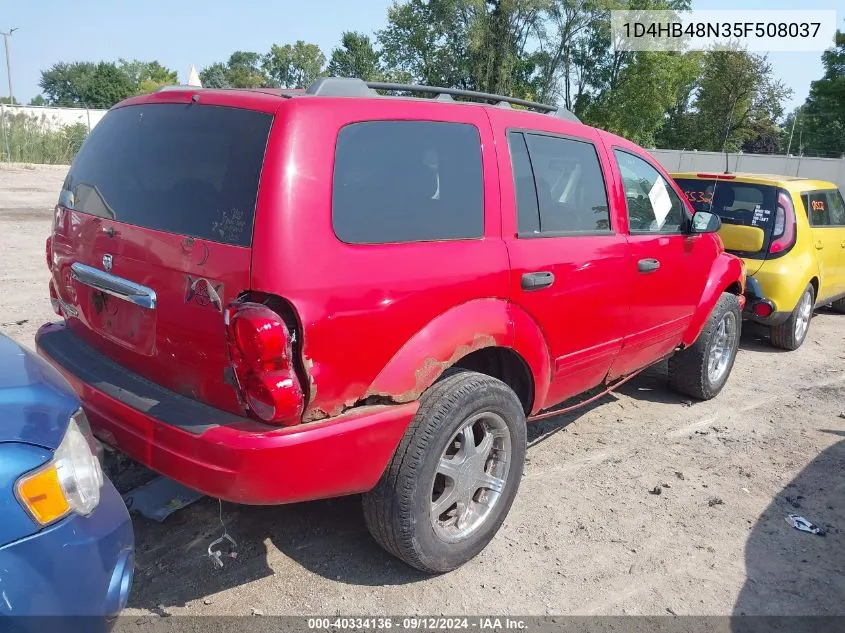 1D4HB48N35F508037 2005 Dodge Durango Slt