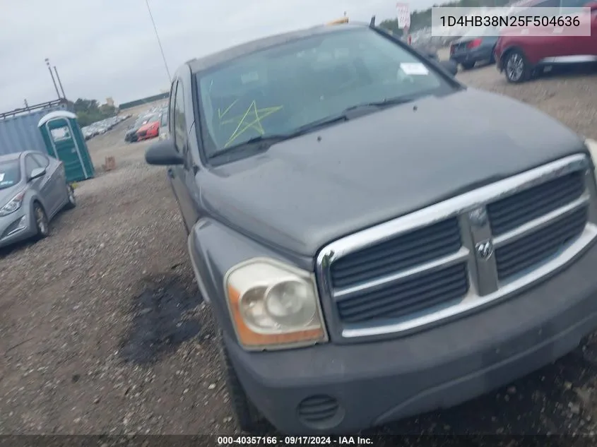 2005 Dodge Durango St VIN: 1D4HB38N25F504636 Lot: 40357166