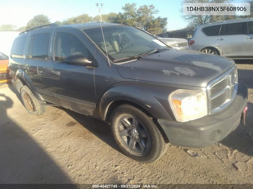 2005 Dodge Durango St VIN: 1D4HB38NX5F608906 Lot: 40427745