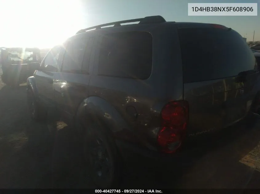 1D4HB38NX5F608906 2005 Dodge Durango St