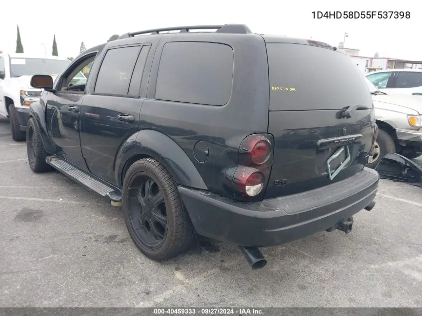 1D4HD58D55F537398 2005 Dodge Durango Limited