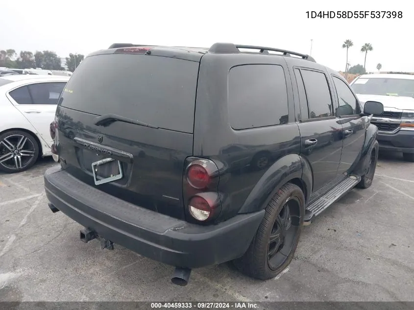 1D4HD58D55F537398 2005 Dodge Durango Limited