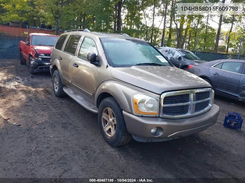 2005 Dodge Durango Limited VIN: 1D4HB58D15F609798 Lot: 40487186