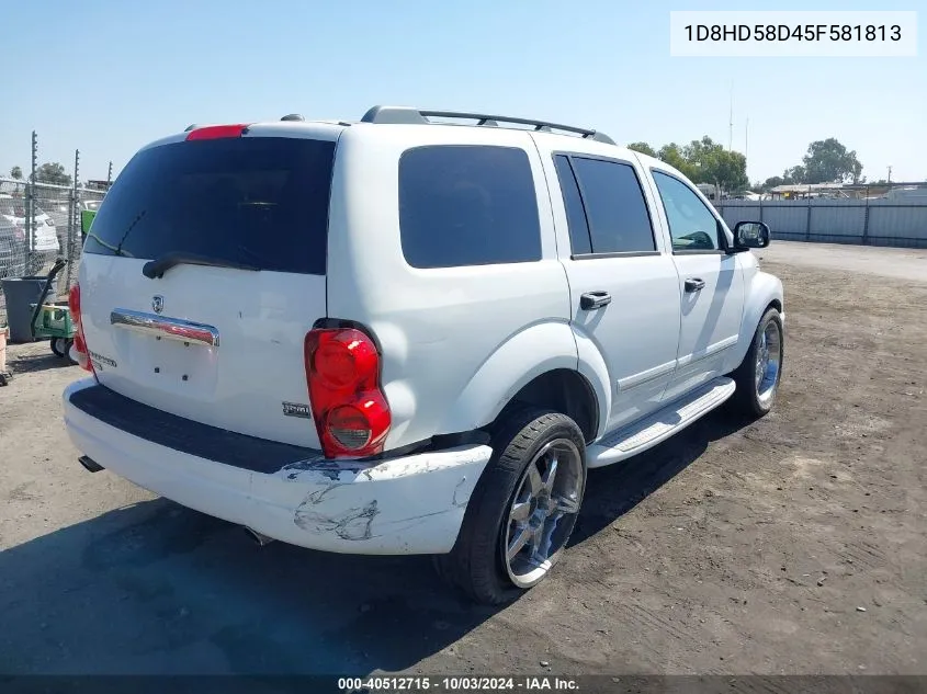 1D8HD58D45F581813 2005 Dodge Durango Limited