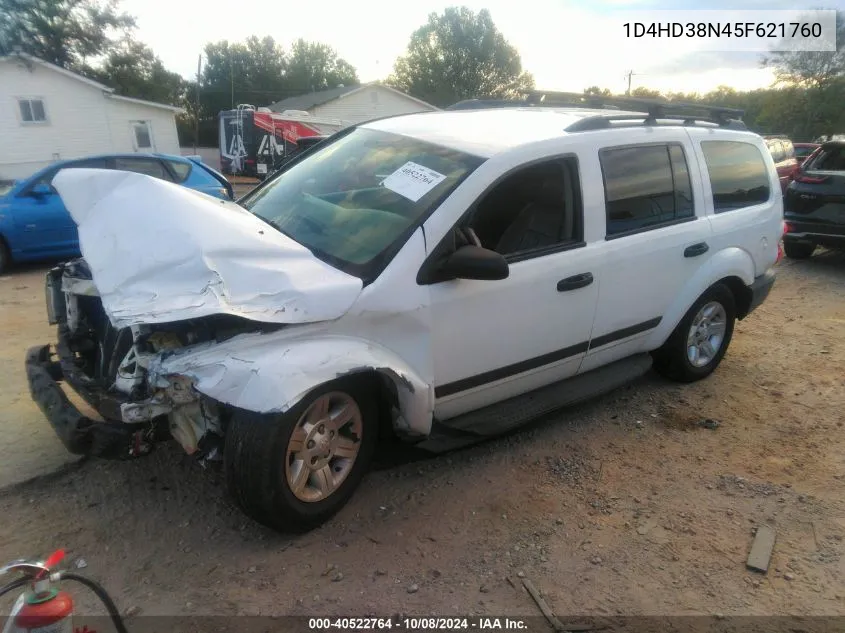 2005 Dodge Durango St VIN: 1D4HD38N45F621760 Lot: 40522764