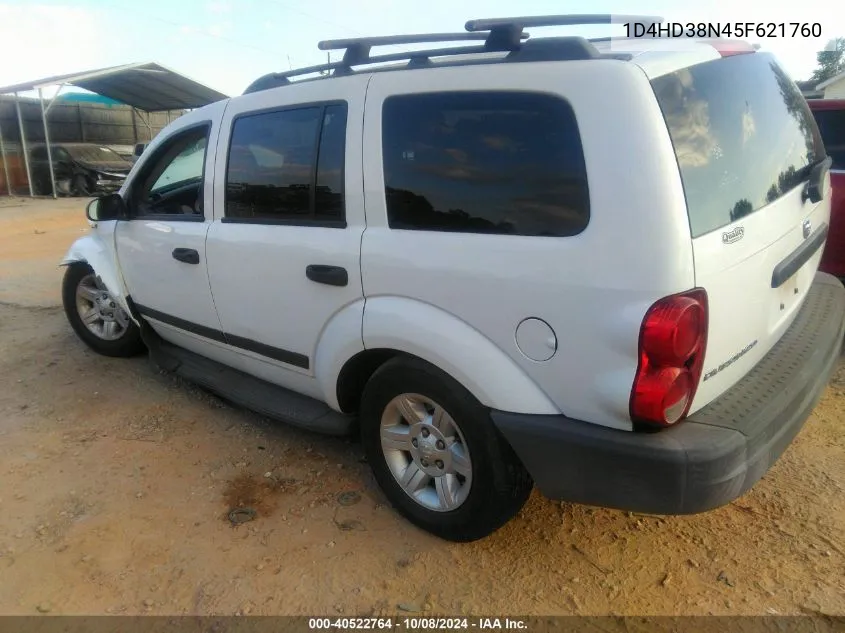 2005 Dodge Durango St VIN: 1D4HD38N45F621760 Lot: 40522764