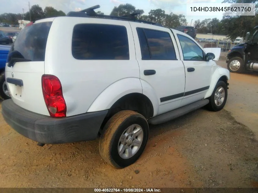 2005 Dodge Durango St VIN: 1D4HD38N45F621760 Lot: 40522764