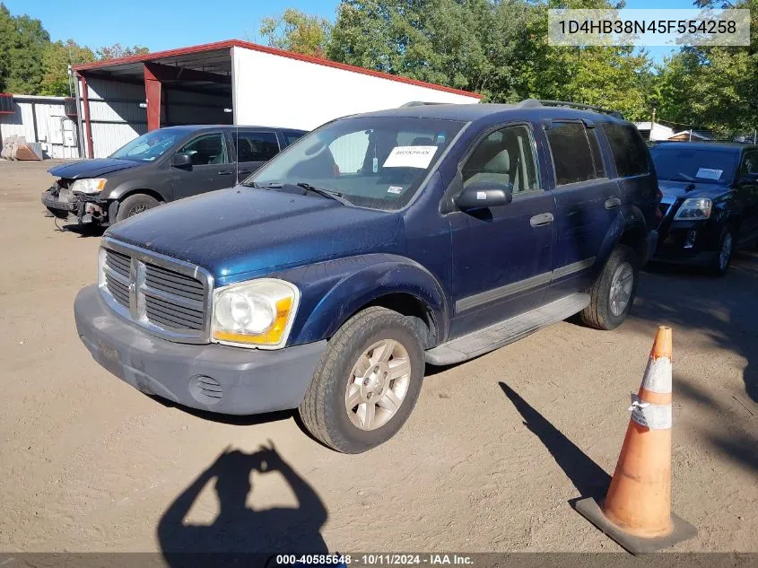 2005 Dodge Durango St VIN: 1D4HB38N45F554258 Lot: 40585648