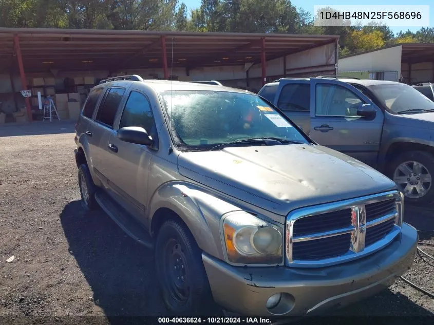 2005 Dodge Durango Slt VIN: 1D4HB48N25F568696 Lot: 40636624