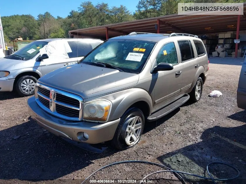 2005 Dodge Durango Slt VIN: 1D4HB48N25F568696 Lot: 40636624