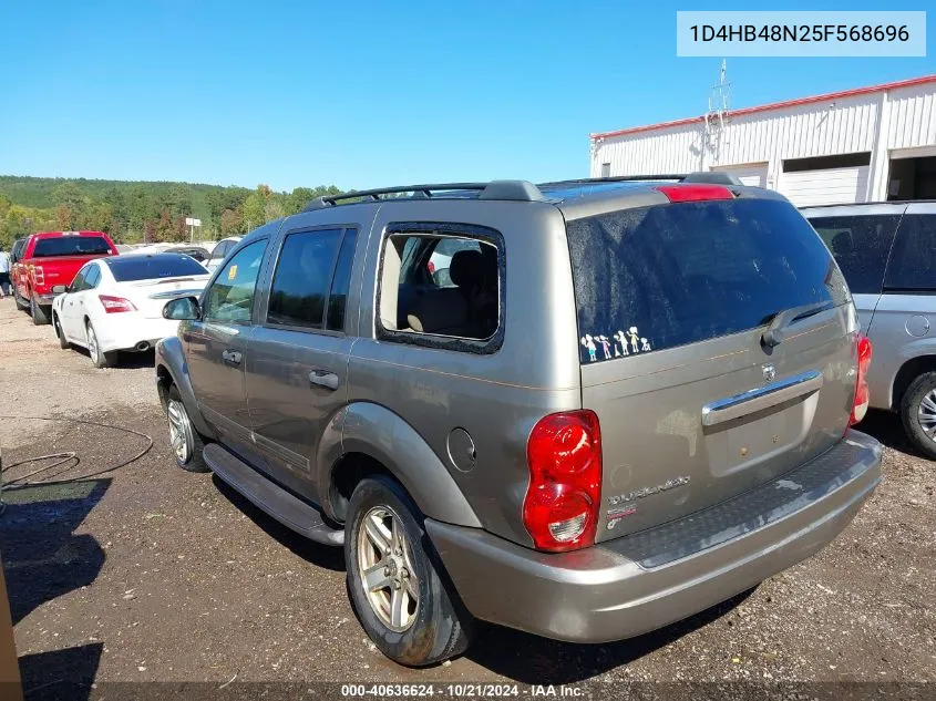 2005 Dodge Durango Slt VIN: 1D4HB48N25F568696 Lot: 40636624