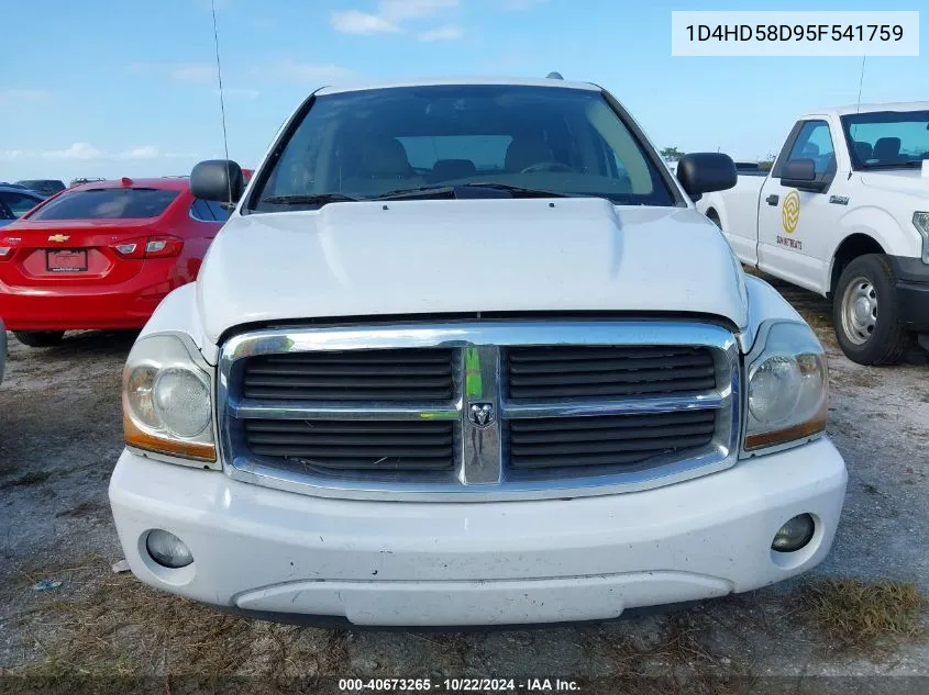 1D4HD58D95F541759 2005 Dodge Durango Limited