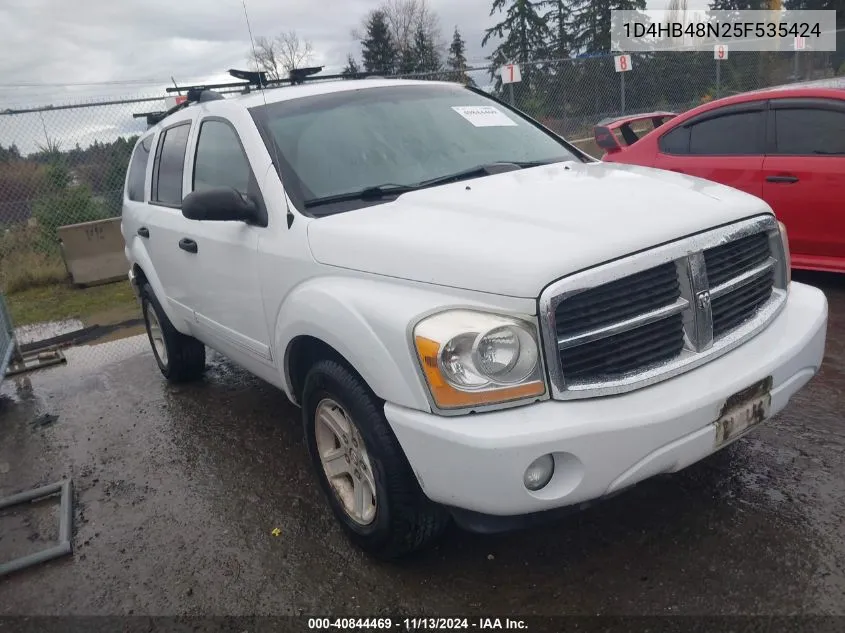 1D4HB48N25F535424 2005 Dodge Durango Slt