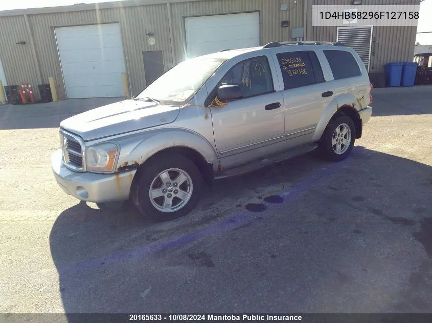 2006 Dodge Durango Limited VIN: 1D4HB58296F127158 Lot: 20165633