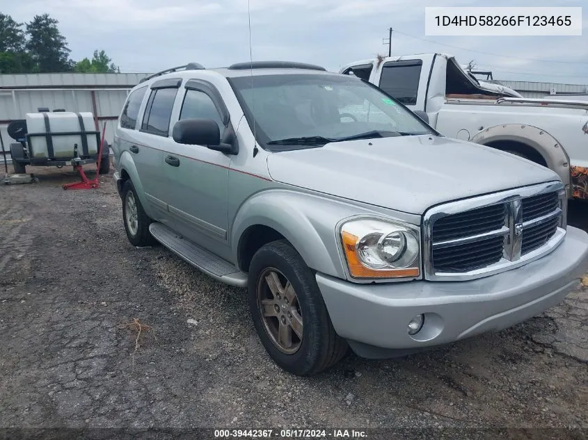 2006 Dodge Durango Limited VIN: 1D4HD58266F123465 Lot: 39442367