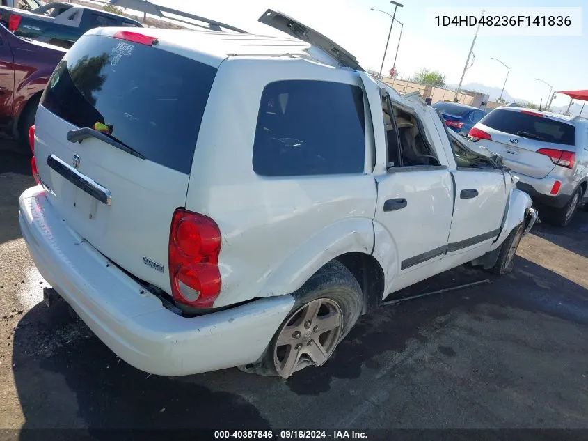 1D4HD48236F141836 2006 Dodge Durango Slt