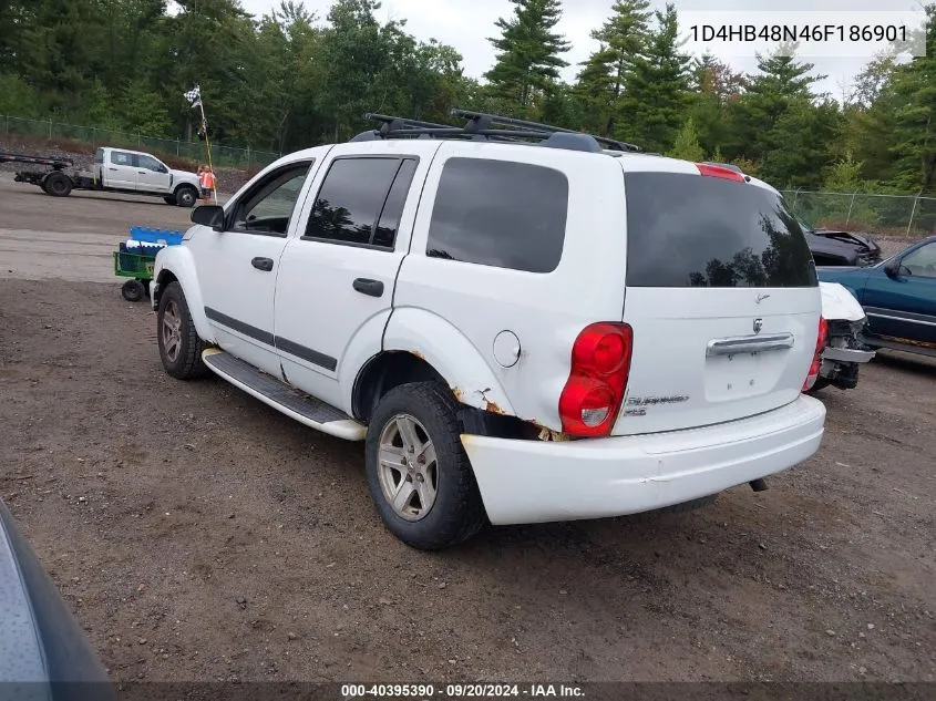 2006 Dodge Durango Slt VIN: 1D4HB48N46F186901 Lot: 40395390