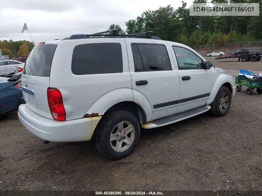 2006 Dodge Durango Slt VIN: 1D4HB48N46F186901 Lot: 40395390