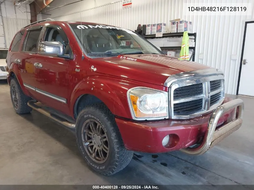 1D4HB48216F128119 2006 Dodge Durango Slt