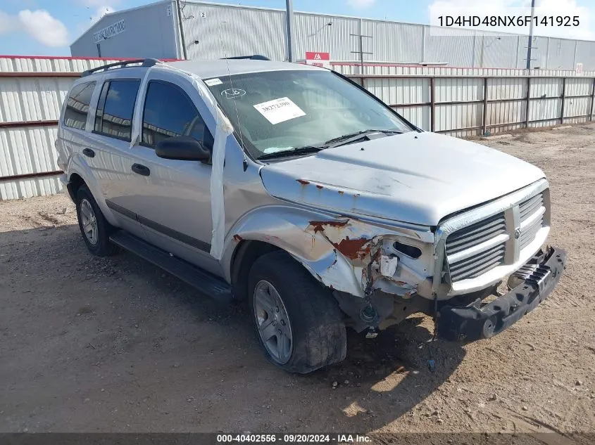 2006 Dodge Durango Slt VIN: 1D4HD48NX6F141925 Lot: 40402556