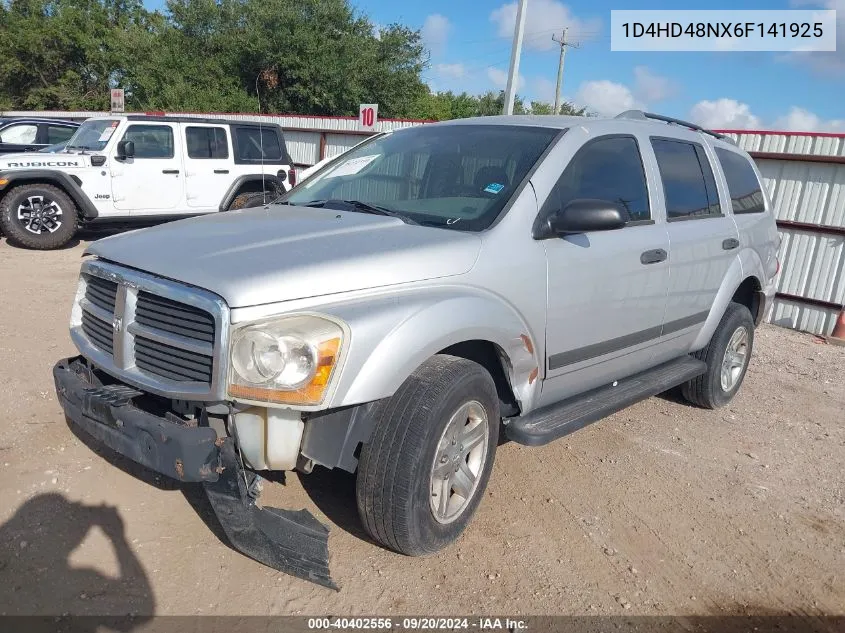 2006 Dodge Durango Slt VIN: 1D4HD48NX6F141925 Lot: 40402556