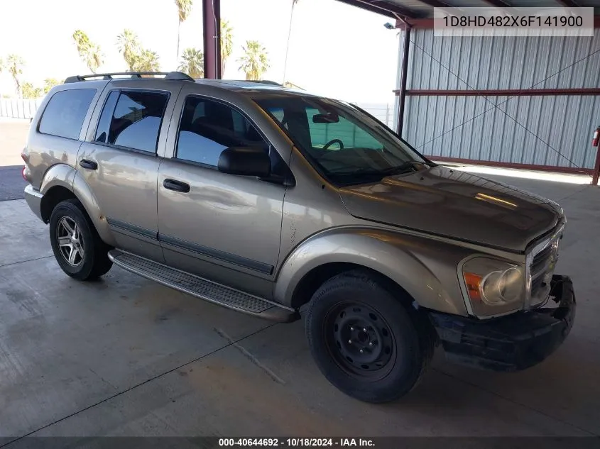 2006 Dodge Durango Slt VIN: 1D8HD482X6F141900 Lot: 40644692