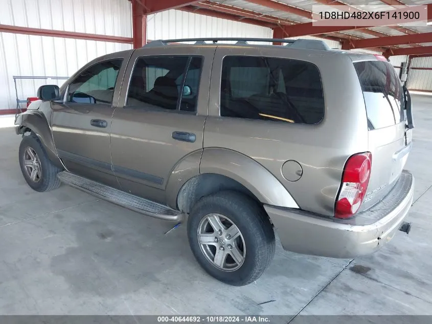 2006 Dodge Durango Slt VIN: 1D8HD482X6F141900 Lot: 40644692