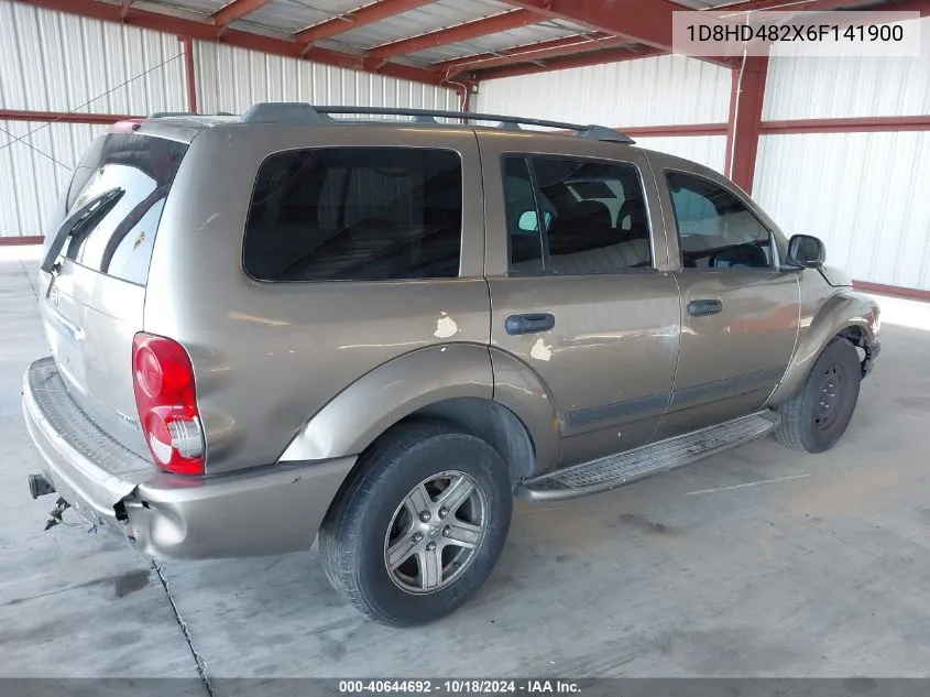 2006 Dodge Durango Slt VIN: 1D8HD482X6F141900 Lot: 40644692