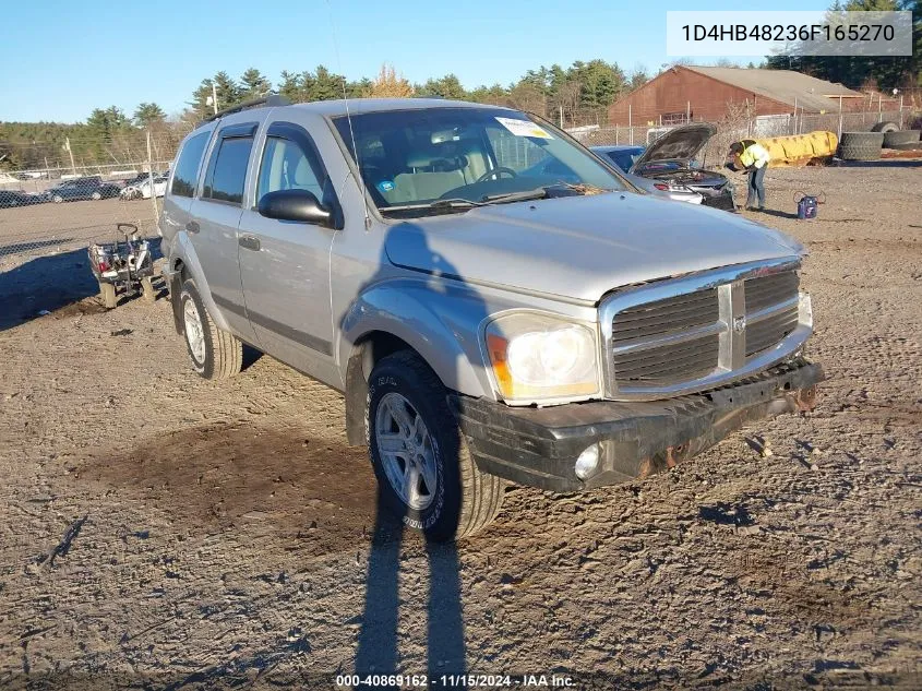 2006 Dodge Durango Slt VIN: 1D4HB48236F165270 Lot: 40869162