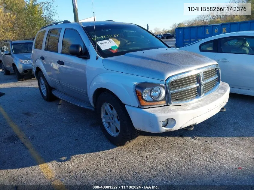 2006 Dodge Durango Limited VIN: 1D4HB58266F142376 Lot: 40901227