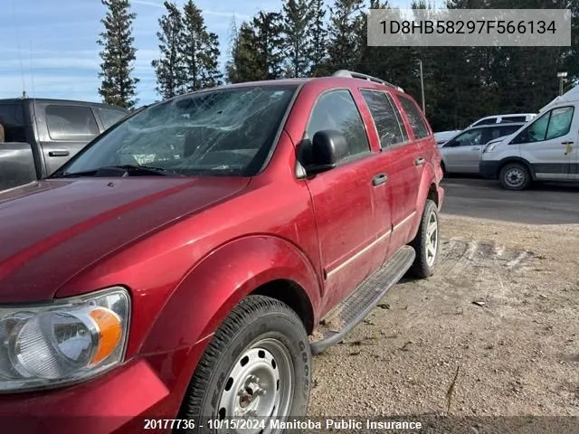 2007 Dodge Durango Limited VIN: 1D8HB58297F566134 Lot: 20177736