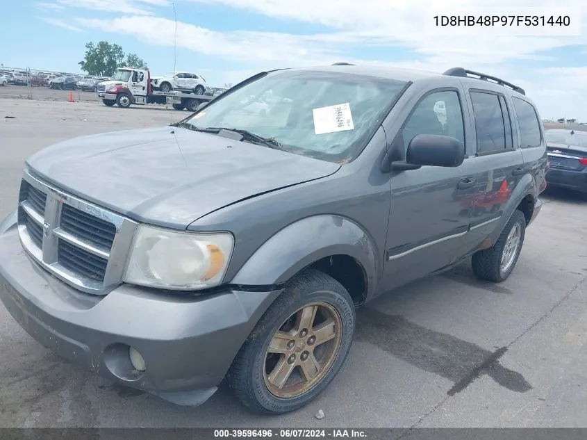 2007 Dodge Durango Slt VIN: 1D8HB48P97F531440 Lot: 39596496